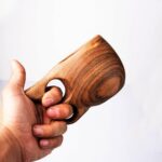 کوکسا چوب گردو مدل کلاسیک 100 گرمی | لیوان چوبی دست‌ساز کمپینگ و طبیعت‌گردی - Image 2